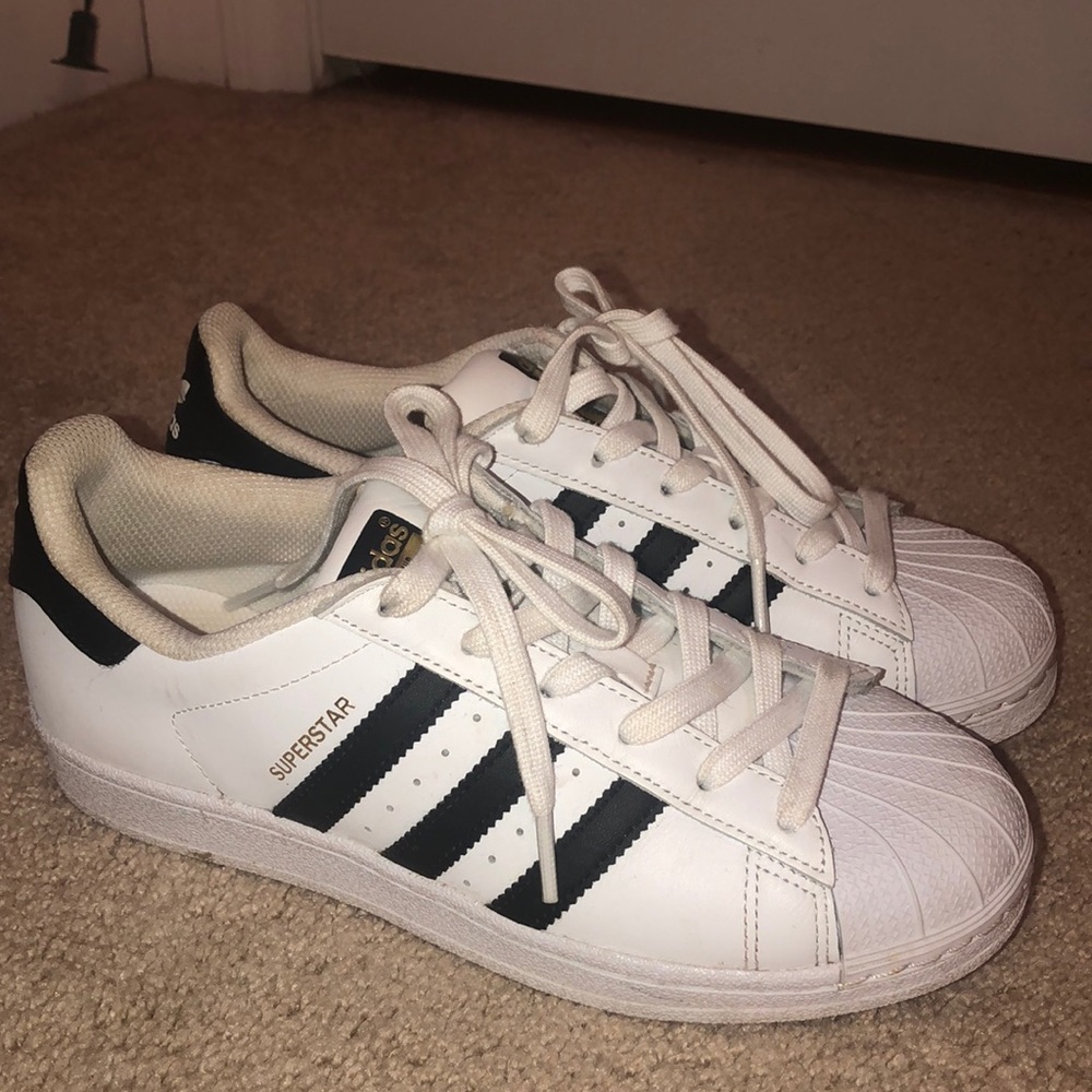 White adidas all stars
